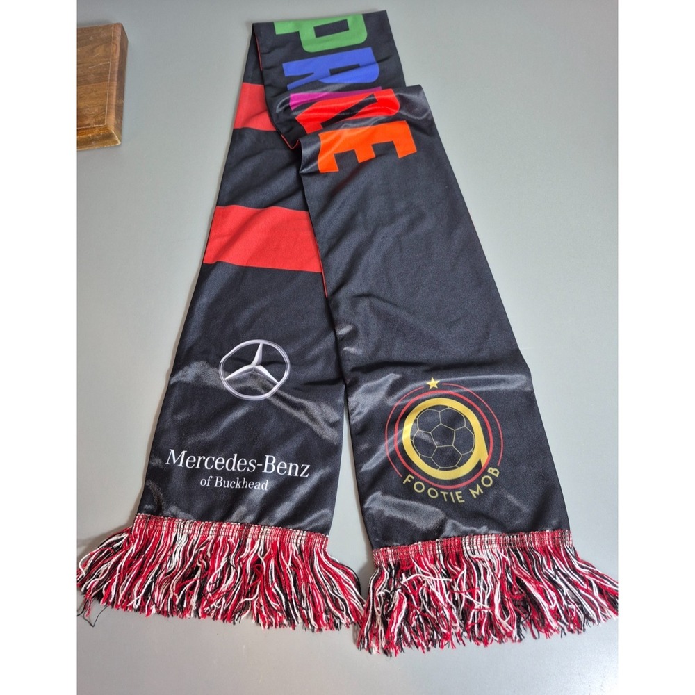 Atlanta United FC Footie Mob Pride Scarf 60" x 7"